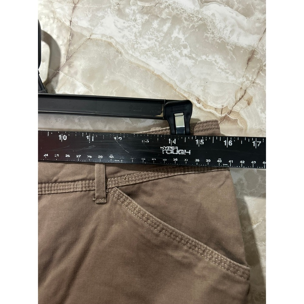 Lee Khaki Shorts Casual Everyday‎ Walking Shorts Comfy Womens Size 14 - Picture 2 of 7